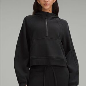 Scuba Oversized Half Zip Hoodie